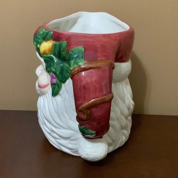 Wang’s Ceramic Christmas Santa Pitcher - Picture 3 of 6
